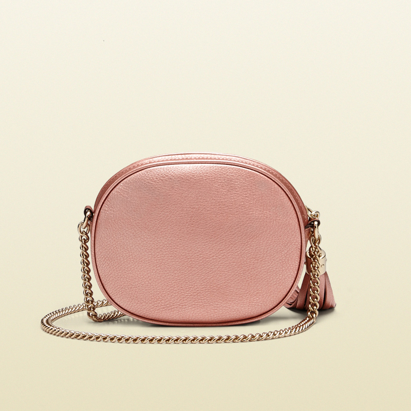 Soho nubuck leather mini chain bag