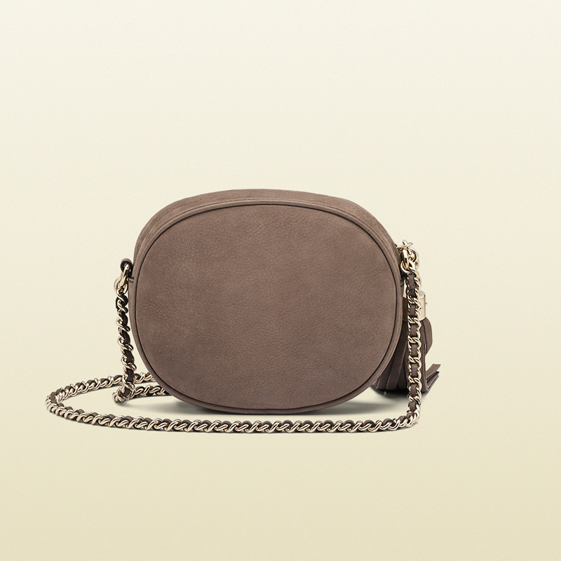 Soho nubuck leather mini chain bag