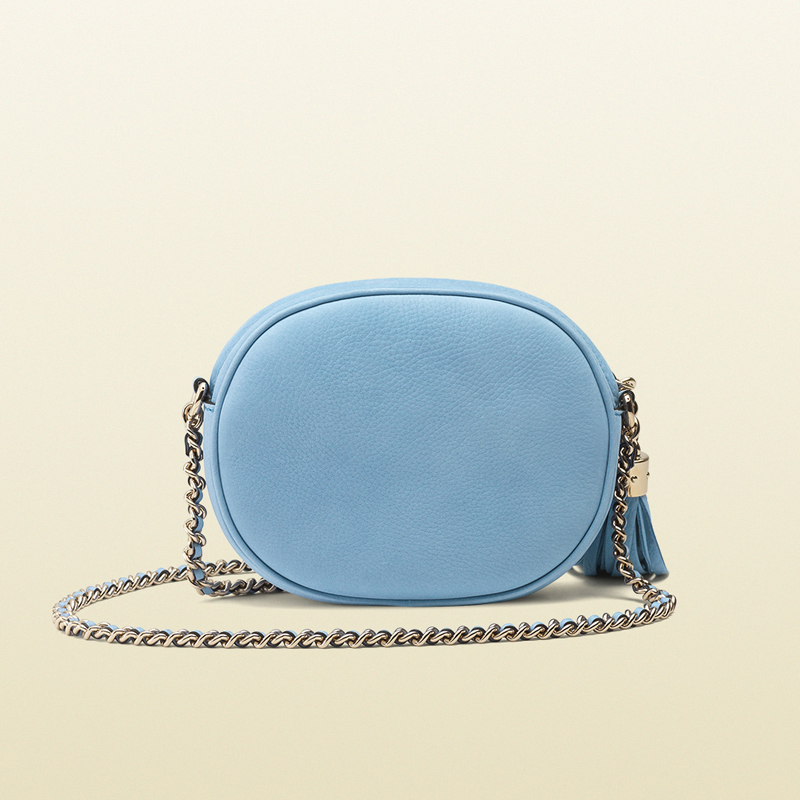 Soho nubuck leather mini chain bag