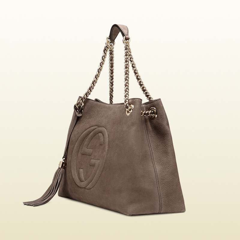 Soho nubuck leather shoulder bag