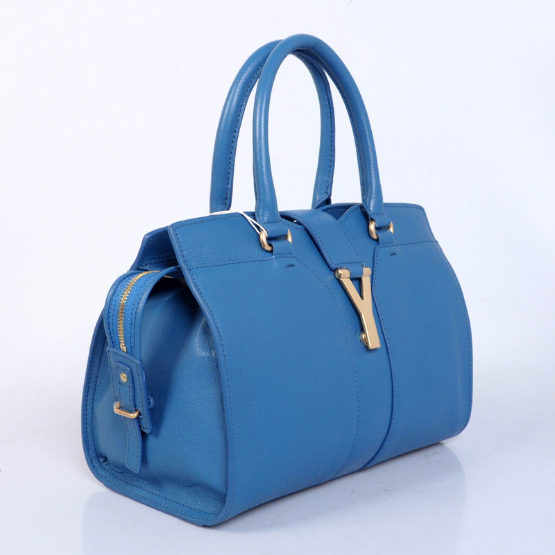 YSL Small Cabas Chyc Bag 8220 Blue