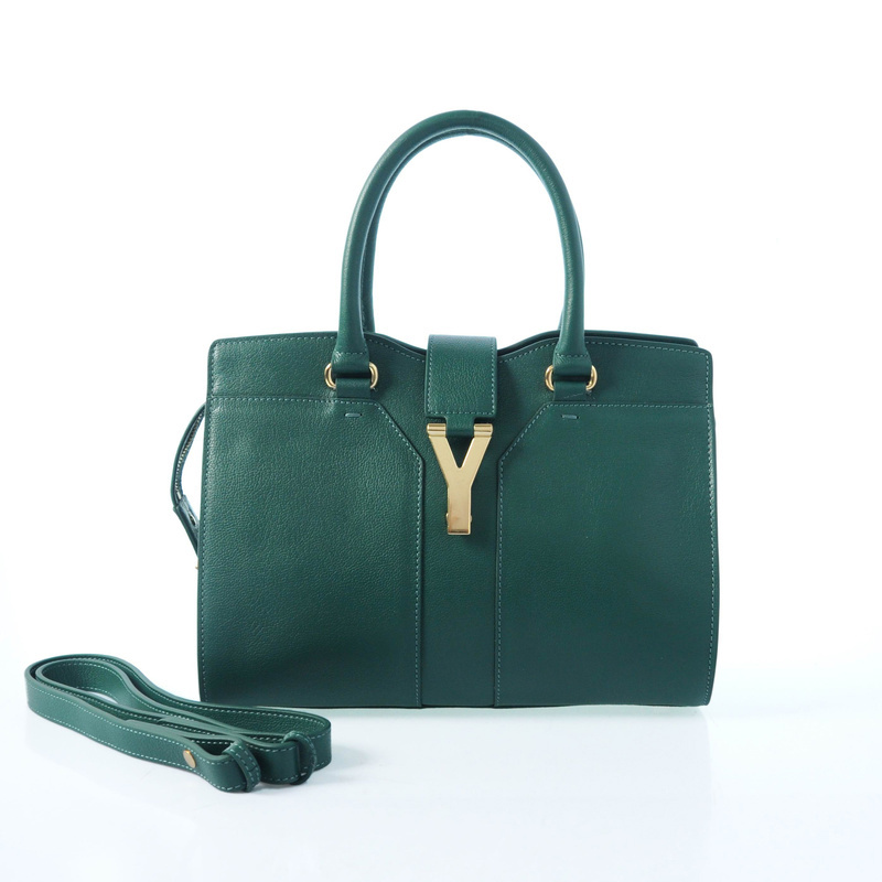 YSL Small Cabas Chyc Bag 8220 Green