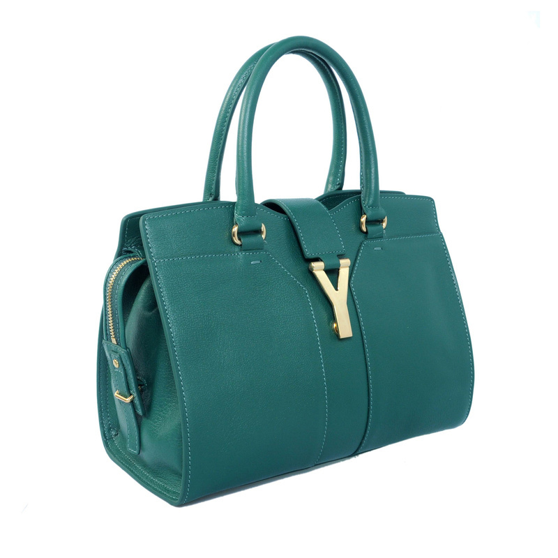 YSL Small Cabas Chyc Bag 8220 Green