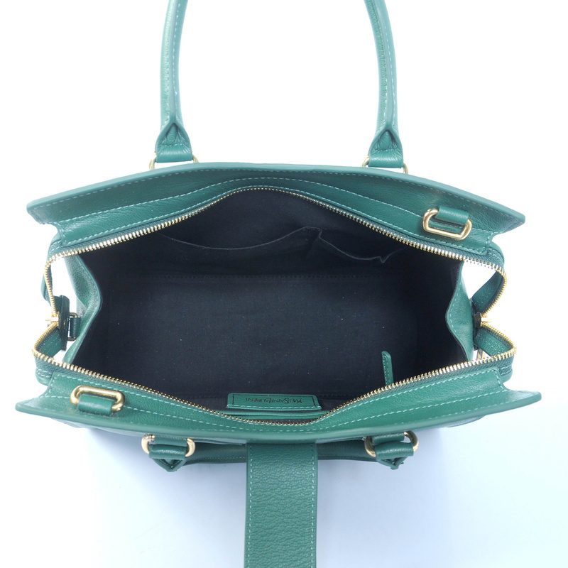 YSL Small Cabas Chyc Bag 8220 Green