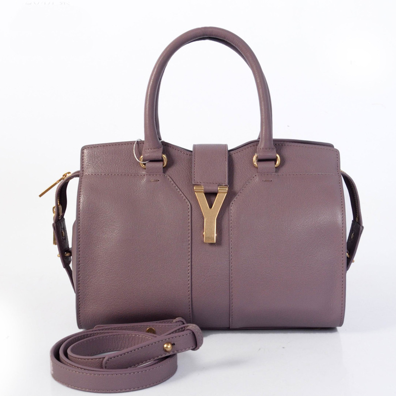 YSL Small Cabas Chyc Bag 8220 Pink-Purple