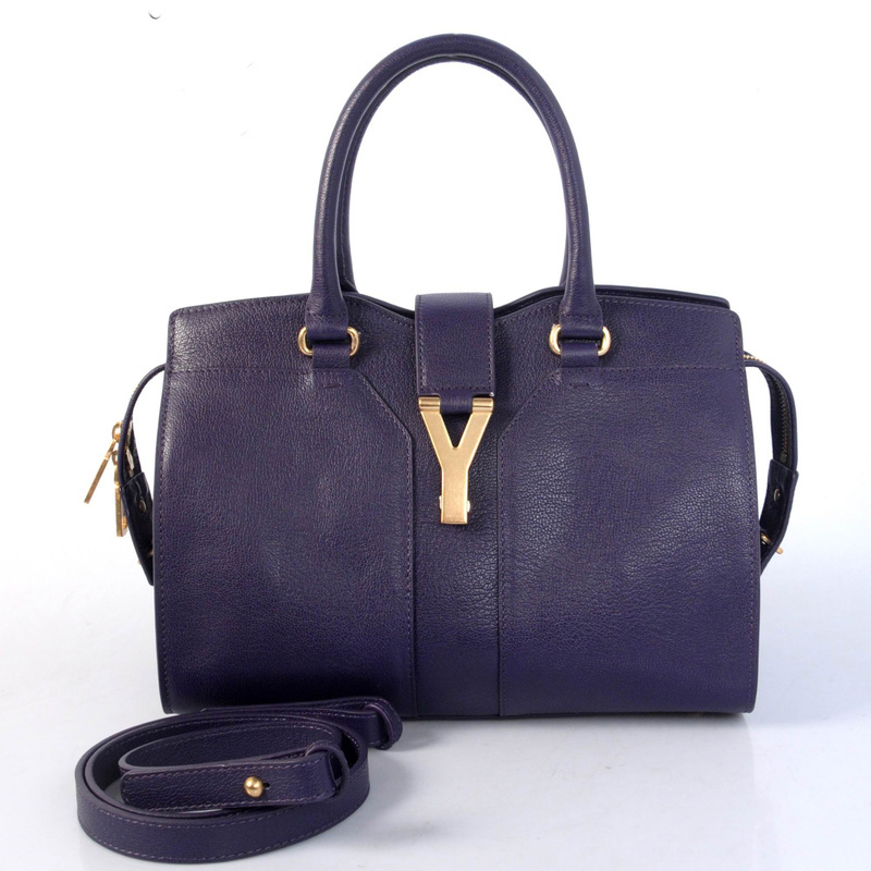 YSL Small Cabas Chyc Bag 8220 Purple