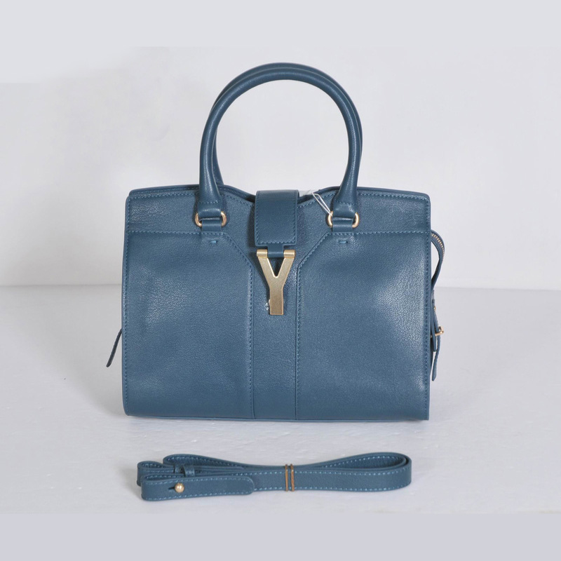 YSL Small Cabas Chyc Bag 8220 Royal blue