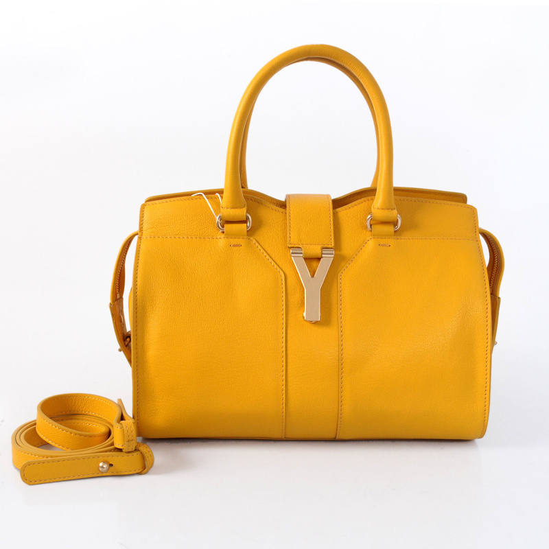 YSL Small Cabas Chyc Bag 8220 Yellow