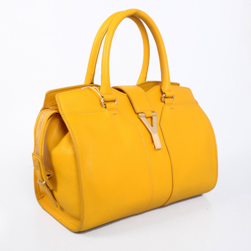 YSL Small Cabas Chyc Bag 8220 Yellow