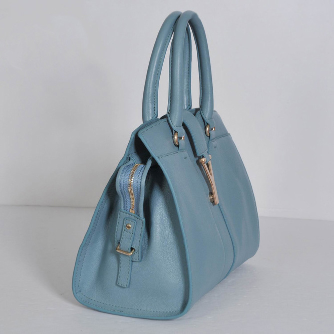 YSL Small Cabas Chyc Bag 8220 light blue