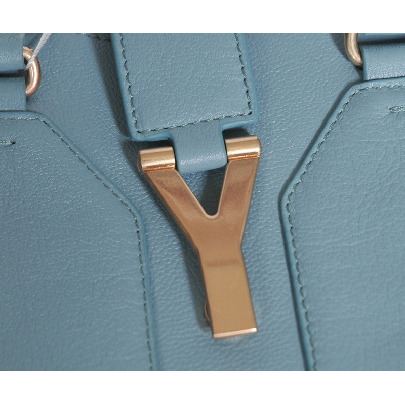 YSL Small Cabas Chyc Bag 8220 light blue