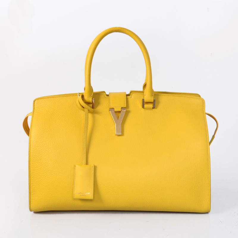 Yves Saint Laurent 2013 Medium Cabas Chyc Bag 8337 Yellow