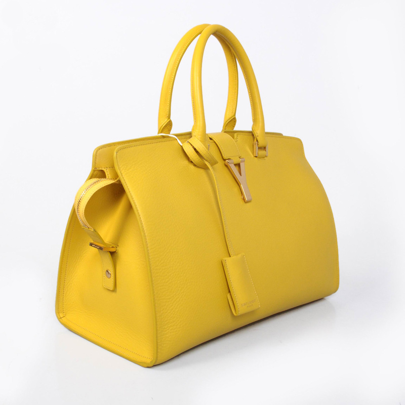 Yves Saint Laurent 2013 Medium Cabas Chyc Bag 8337 Yellow