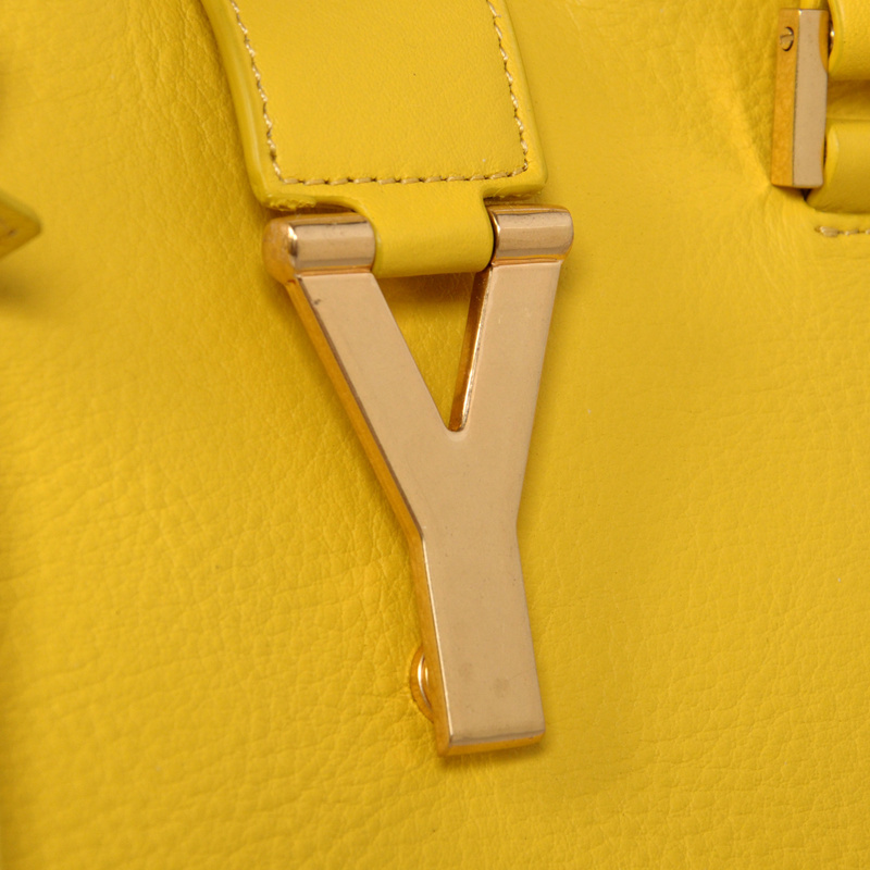 Yves Saint Laurent 2013 Medium Cabas Chyc Bag 8337 Yellow