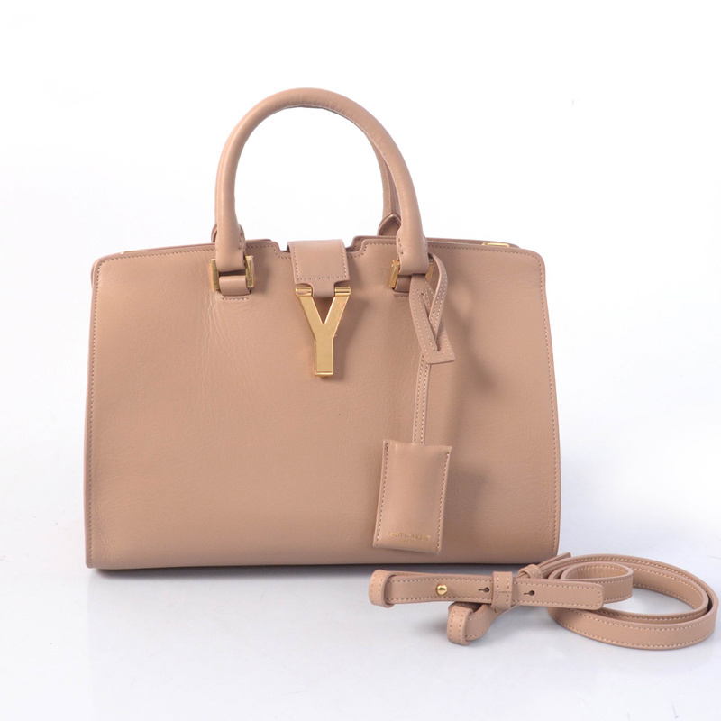 Yves Saint Laurent 2013 Small Clafskin Cabas Chyc Bag 8336 Camel