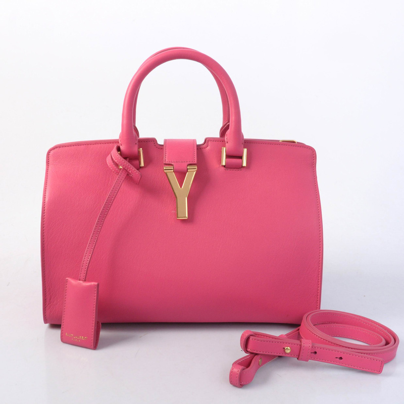 Yves Saint Laurent 2013 Small Clafskin Cabas Chyc Bag 8336 Rose