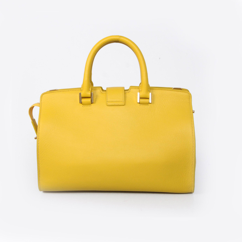 Yves Saint Laurent 2013 Small Clafskin Cabas Chyc Bag 8336 Yellow