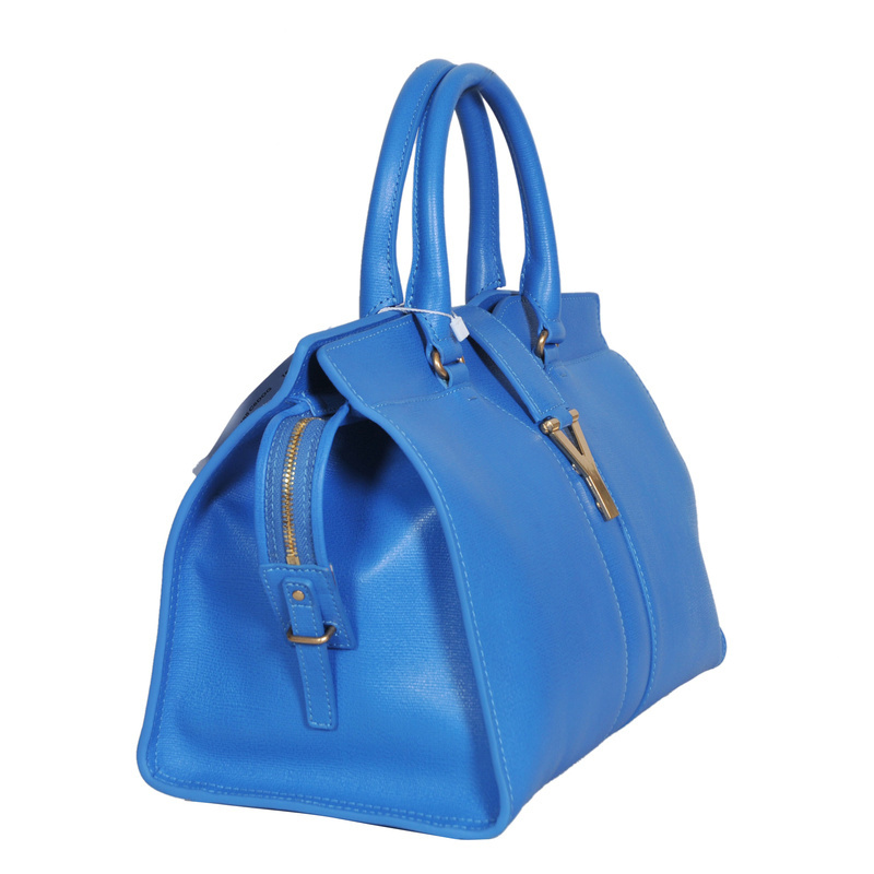 Yves Saint Laurent Cabas Chyc Bag Large 8222 Ocean blue