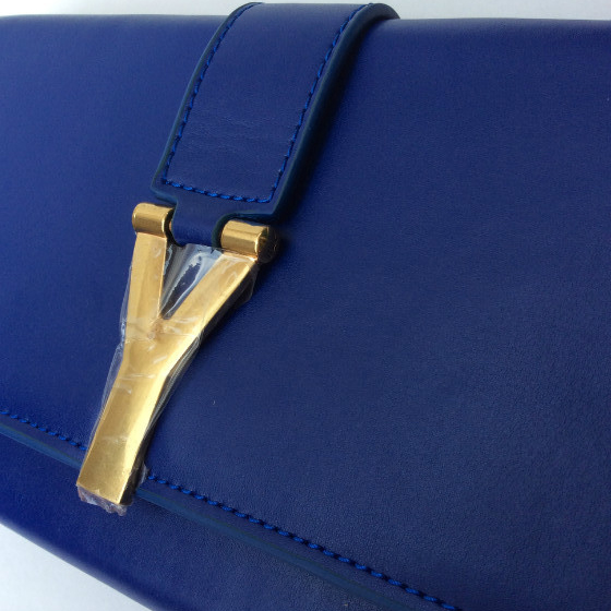 Yves Saint Laurent Classic Clutch 311214 Blue