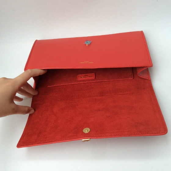 Yves Saint Laurent Classic Clutch 311214 Red