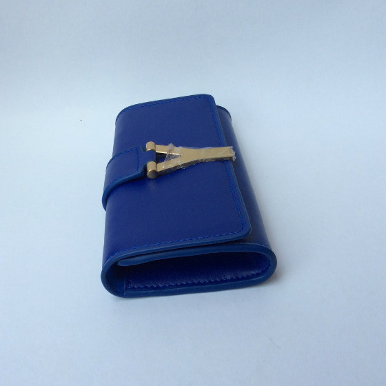 Yves Saint Laurent Classic Clutch 311215 Blue