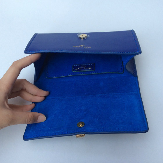 Yves Saint Laurent Classic Clutch 311215 Blue