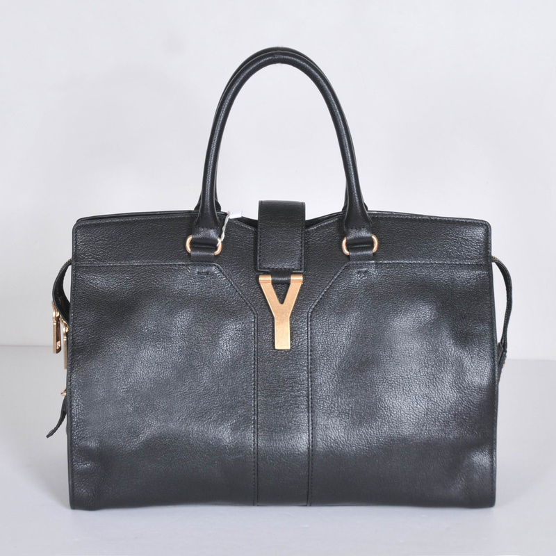 Yves Saint Laurent Medium Cabas Chyc Bag 8221 Black