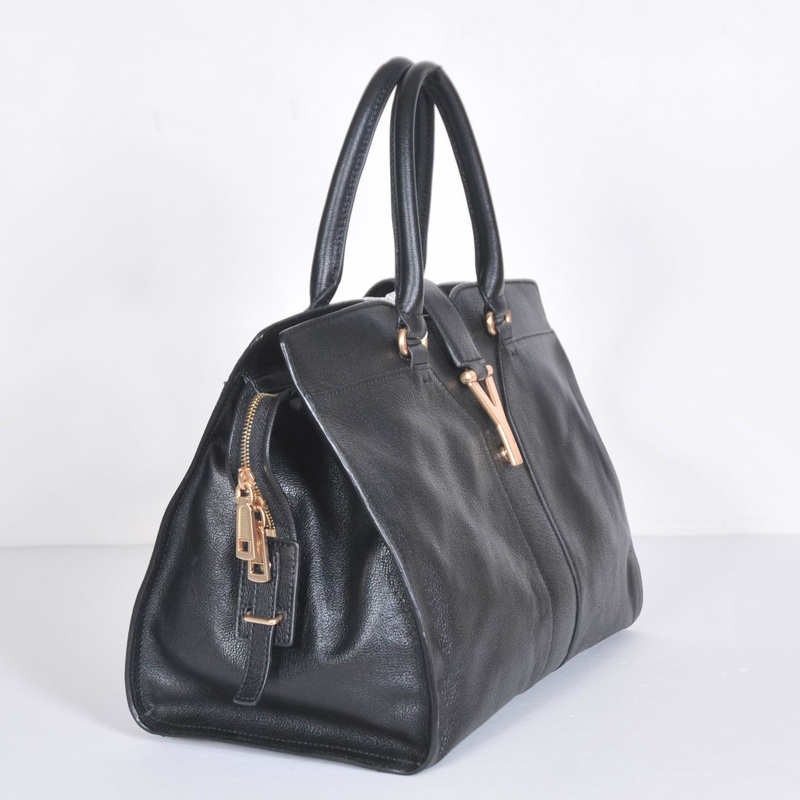 Yves Saint Laurent Medium Cabas Chyc Bag 8221 Black