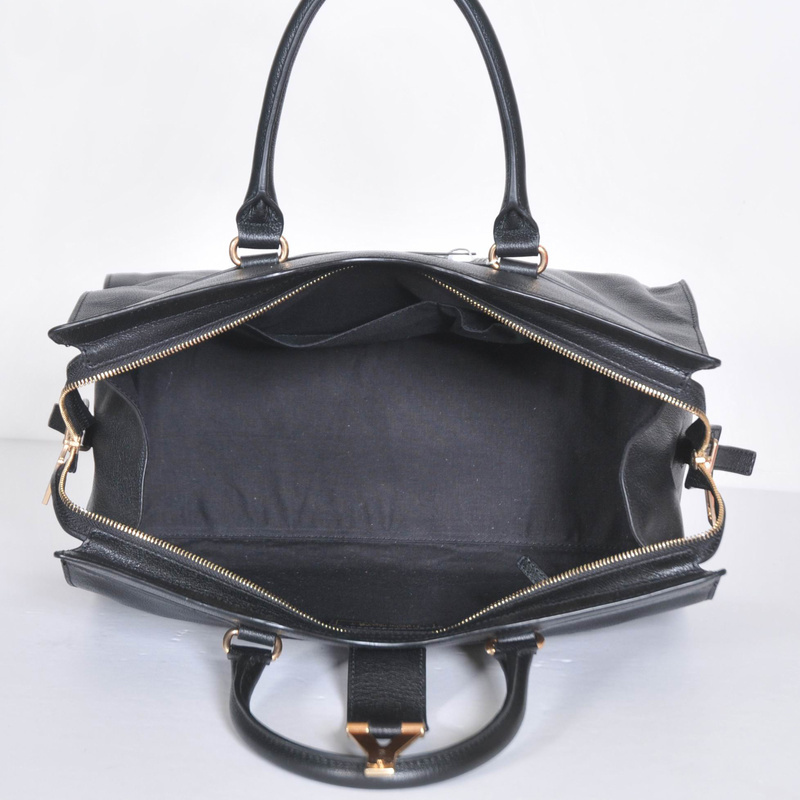 Yves Saint Laurent Medium Cabas Chyc Bag 8221 Black