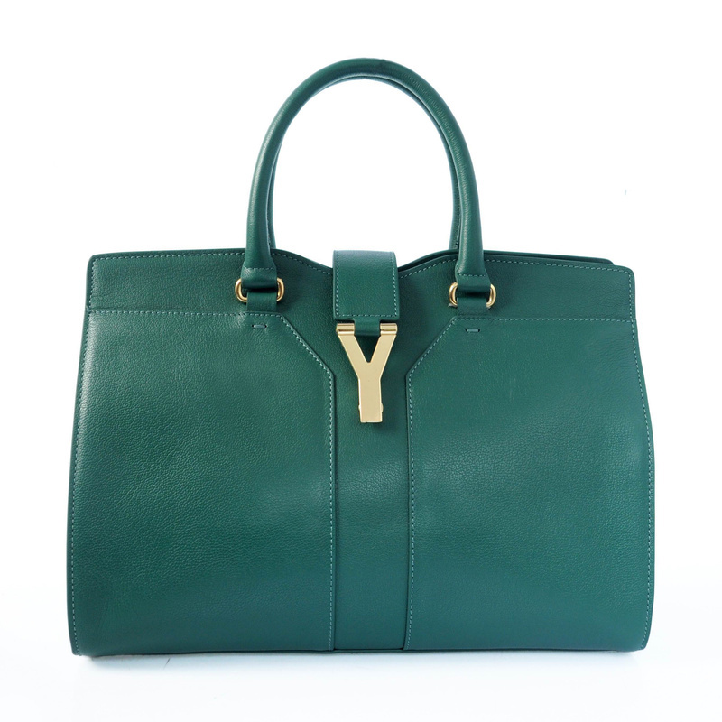 Yves Saint Laurent Medium Cabas Chyc Bag 8221 Green