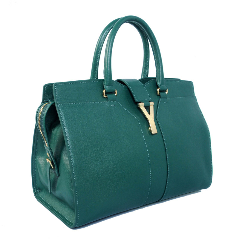 Yves Saint Laurent Medium Cabas Chyc Bag 8221 Green