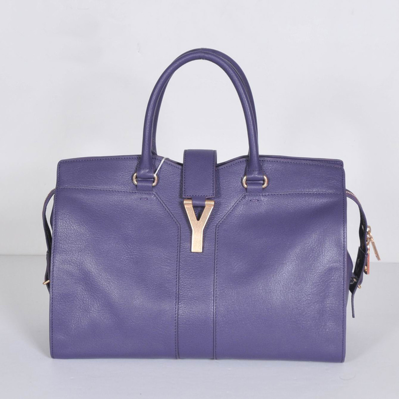 Yves Saint Laurent Medium Cabas Chyc Bag 8221 Purple