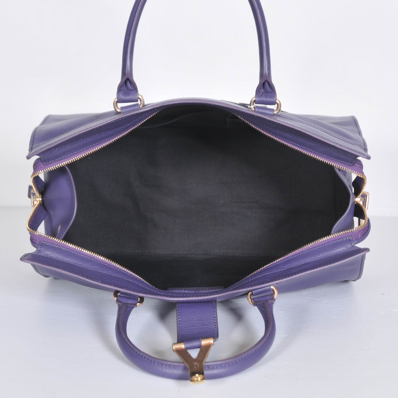 Yves Saint Laurent Medium Cabas Chyc Bag 8221 Purple