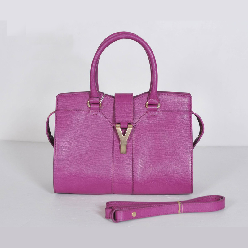 Yves Saint Laurent Small Cabas Chyc Bag 8220 Purple