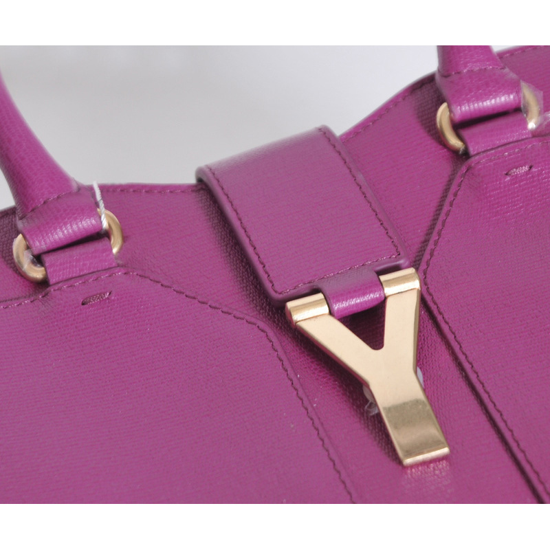 Yves Saint Laurent Small Cabas Chyc Bag 8220 Purple