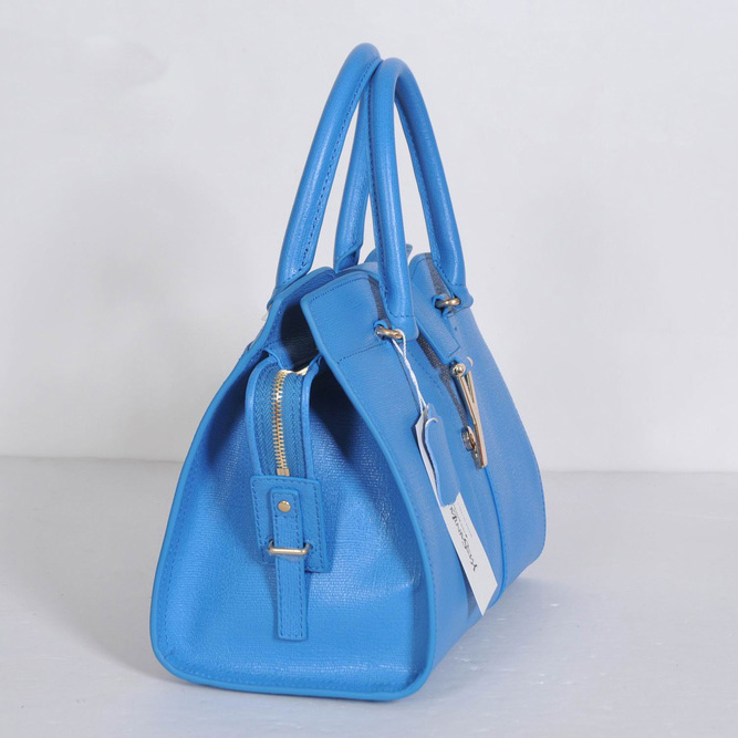 Yves Saint Laurent Small Cabas Chyc Bag 8220 light blue