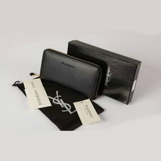 Yves Saint Laurent Zippy Wallet 241153 Black