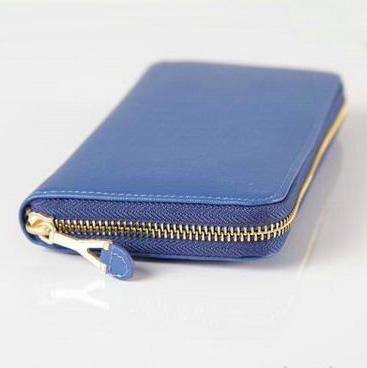 Yves Saint Laurent Zippy Wallet 241153 Blue