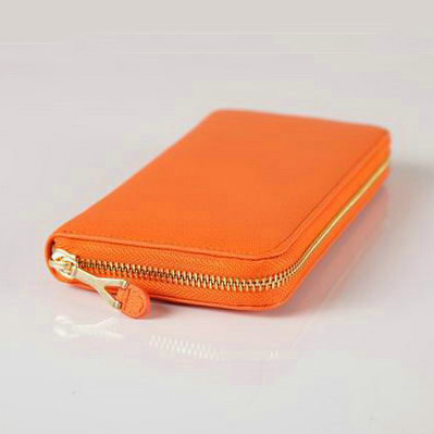 Yves Saint Laurent Zippy Wallet 241153 Orange