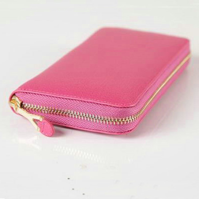 Yves Saint Laurent Zippy Wallet 241153 Rosy