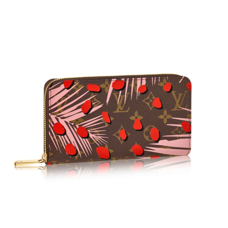 ZIPPY WALLET MONOGRAM JUNGLE DOTS