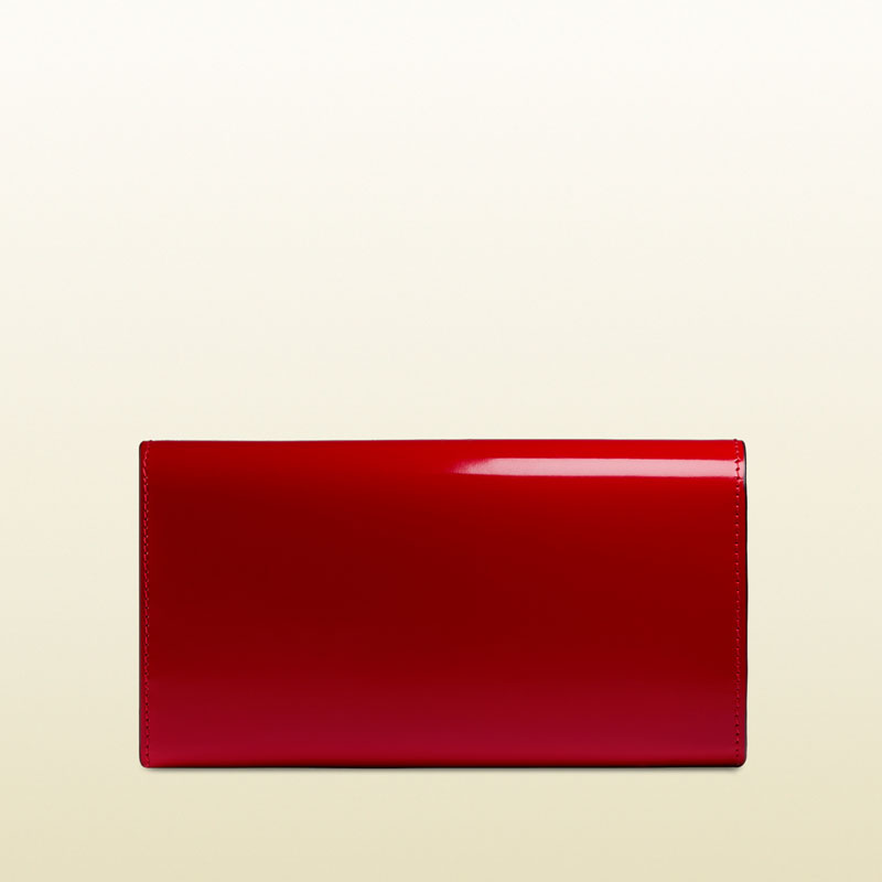 exclusive gucci icon polished leather wallet