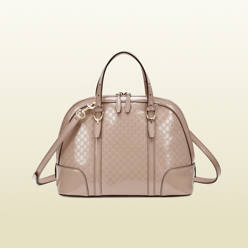 gucci nice microguccissima patent leather top handle bag