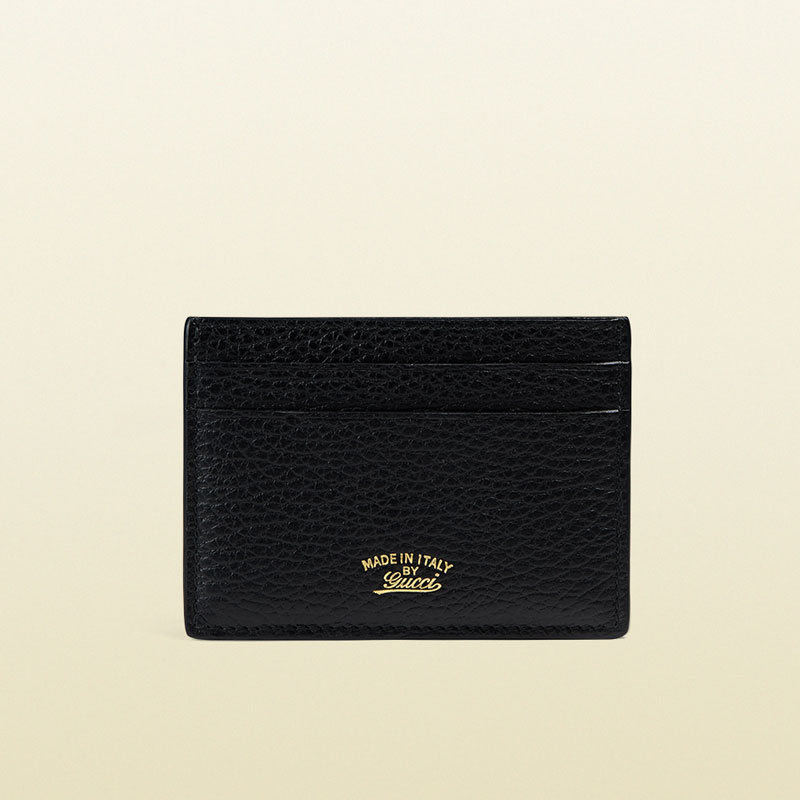 gucci swing leather card case