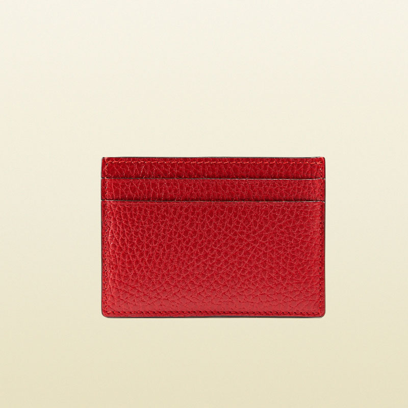 gucci swing leather card case