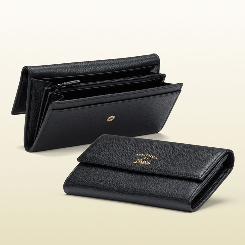 gucci swing leather continental wallet