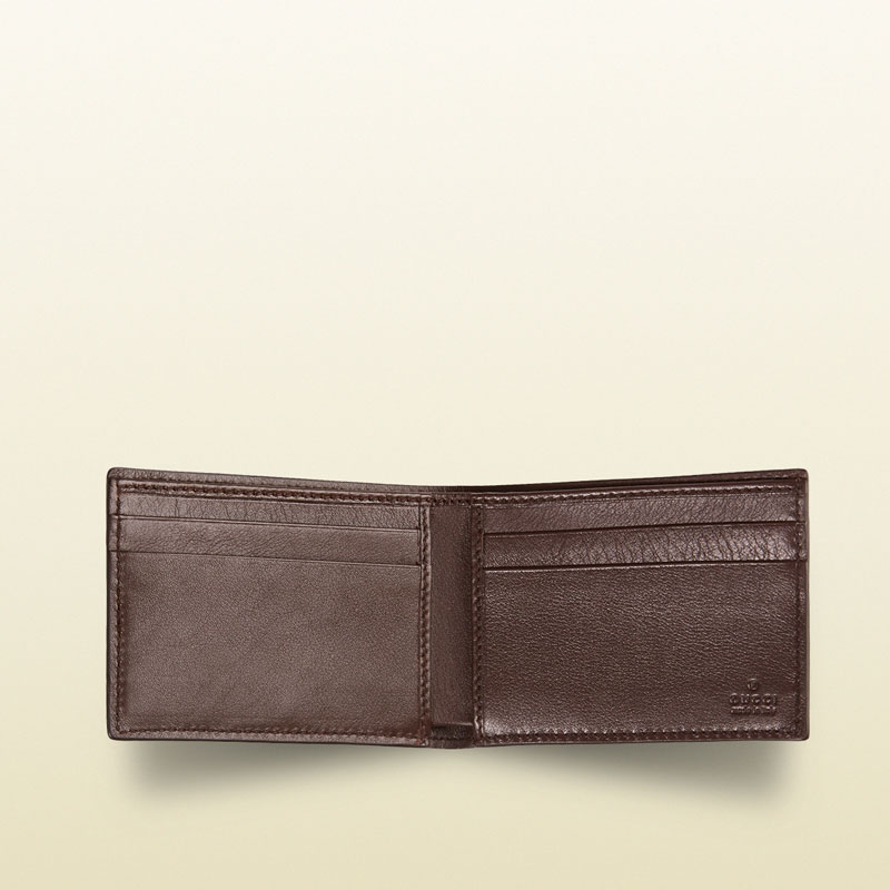 guccissima leather bi-fold wallet 233155 A0V1R 2019