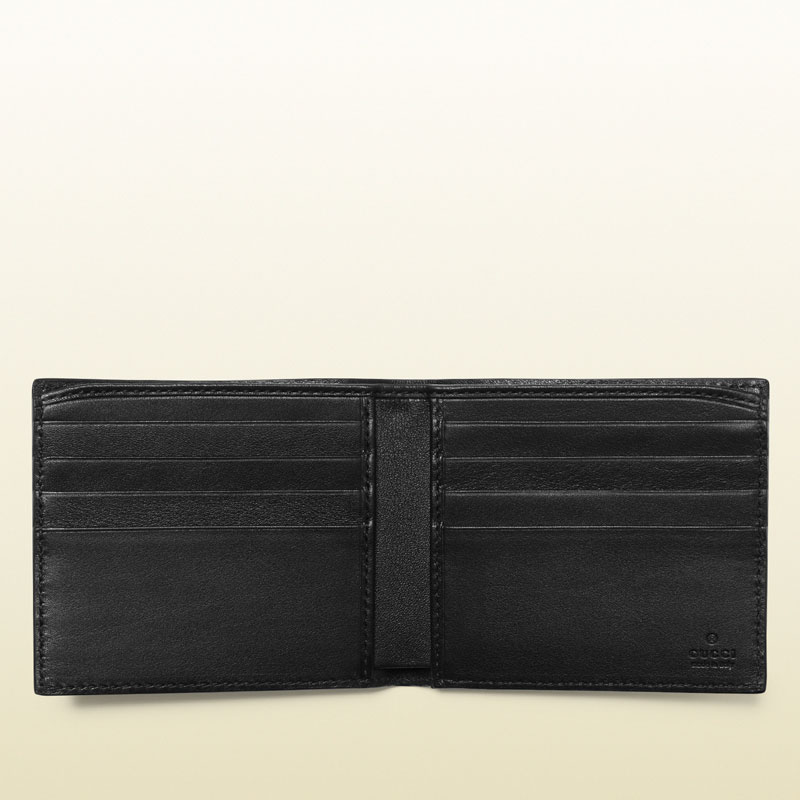 guccissima leather bi-fold wallet 365466 A0V1R 1000