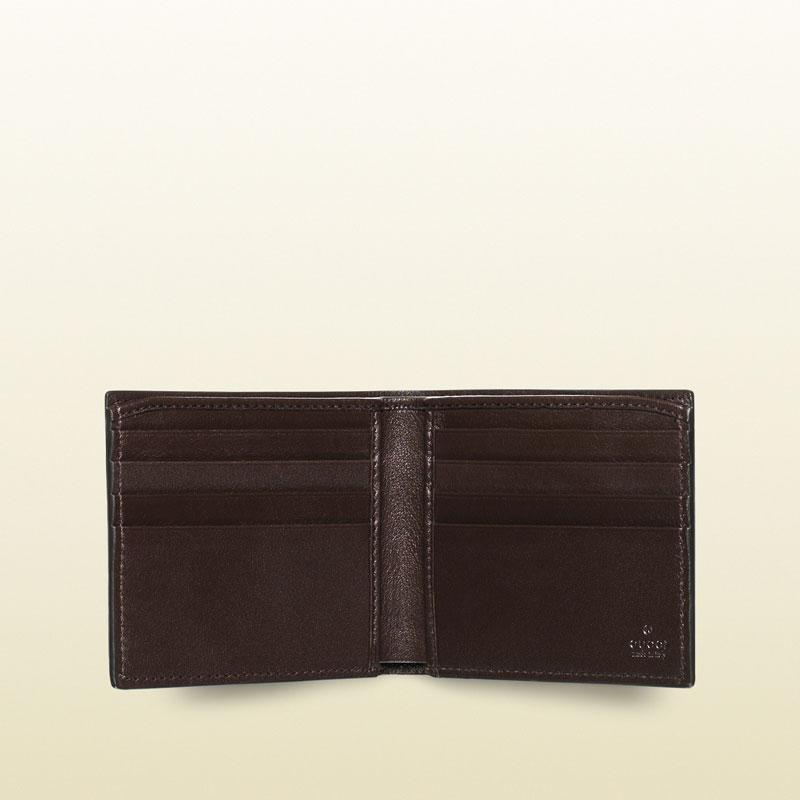 guccissima leather bi-fold wallet 365466 A0V1R 2019