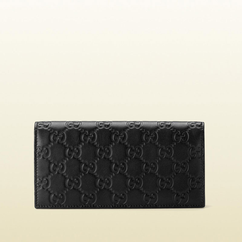 guccissima leather long wallet 233154 A0V1R 1000